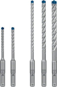 Zestaw wierteł udarowych Expert plus 7X 5-częśc. SDS Plus kaseta z tw. sztuczneg