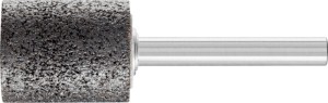 Ściernica trzpieniowa INOX średnica 20 x wysokość 25 mm 6 mm korund szlachetny A