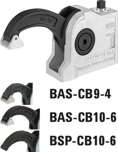 Napinacz Compact BAS wys. mocow. 97 mm wysunięcie 60 mm z łapą dociskową AL zamk