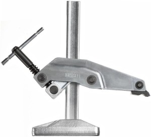Docisk na statywie wysokość mocowania 200 mm wysunięcie 123–140 mm przekrój szyn