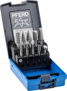 Zestaw frezów trzpieniowych 81 śred. trzpienia 6 mm 10-częśc. HSS 3 pudełko z tw