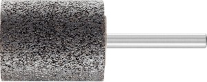 Ściernica trzpieniowa INOX średnica 32 x wysokość 40 mm 6 mm korund szlachetny A
