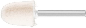Filcowy trzpień polerujący średnica 20 x wysokość 25 mm 6 mm filc KEL PFERD