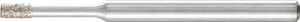 Ściernica trzpieniowa średnica 2 x wysokość 4 mm 3 mm diament D 126 D 126 PFERD