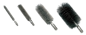 Szczotka do czyszczenia wnętrza rur długość 160 mm śred. 28 mm stal długość drut