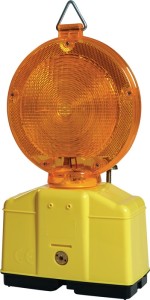 Lampa budowlana ostrzegawcza czerwony dwustronny wylot światła NOW