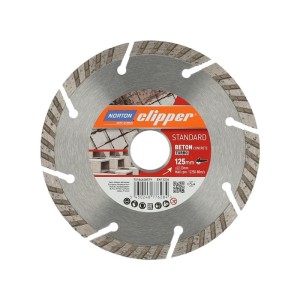 Diamentowa tarcza tnąca Standard Beton Turbo śred. 125 mm wysokość segmentu 8 mm