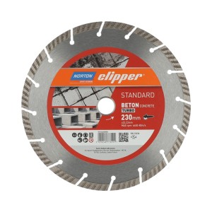 Diamentowa tarcza tnąca Standard Beton Turbo śred. 230 mm wysokość segmentu 9 mm