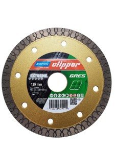 Diamentowa tarcza tnąca Extreme Gres śred. 125 mm otwór 22,23 mm szerokość segme