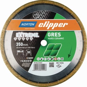 Diamentowa tarcza tnąca Extreme Gres śred. 350 mm otwór 25,4 mm szerokość segmen
