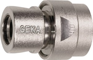 Końcówka do węży GEKA plus mosiądz niklowany rozmiar węża 19 mm SB KARASTO