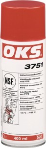 Smar adhezyjny z PCFE OKS 3751 białawy NSF H1 400 ml spray w puszce OKS