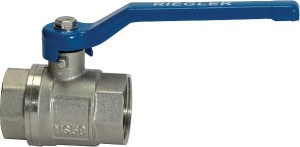 Mosiężny zawór kulowy VALVE LINE 41,91 mm G 1 1/4 cal. wewn./wewn. DN 32 mm RIEG