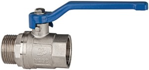 Mosiężny zawór kulowy VALVE LINE 33,25 mm G 1 cal. wewn./zewn. DN 25 mm RIEGLER