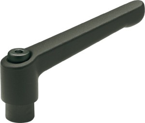 Regulowana dźwignia zaciskowa GN 300 d1 M 8 mm dł.1 63 mm dł.2 – mm gwint wewnęt