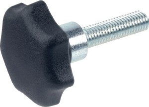 Uchwyt gwiazdowy GN 6336.4 śruba uchwytu gwiazdowego tworzywo sztuczne d1 40 mm