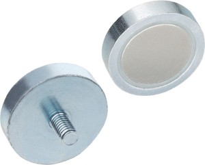 Magnes mocujący GN 50.3 d1 32 ± 0,1 mm d2 M 6 mm neodym, żelazo, bor ND GANTER