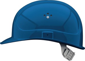 Kask ochronny INAP-Master 6 (pkt.) niebieski sygnałowy polietylen EN 397 VOSS