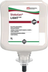 Krem pielęgnacyjny do skóry Stokolan® Light PURE 1 l bezzapachowy/bezbarwny kart
