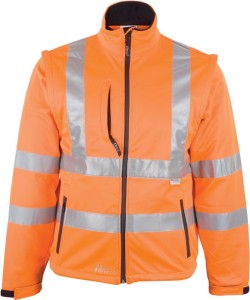 Kurtka robocza ostrzegawcza Softshell wielkość XXXL pomarańczowy PREVENT