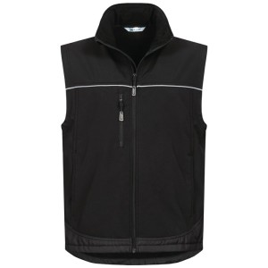 Kamizelka robocza Softshell HEN Wielkość XXXXL czarny ELYSEE