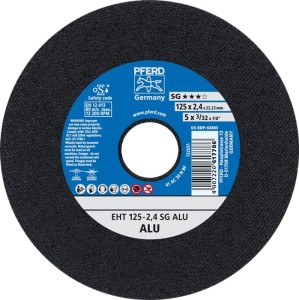 Tarcza tnąca SG ALU śred. 125 x 2,4 mm prosta PFERD