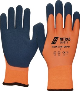 Rękawice chr. przed n .temperaturami SOFT GRIP W wielkość 11 pomarańczowy/granat