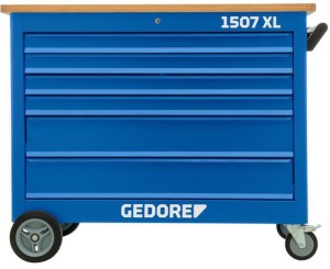 Stół warsztatowy na kółkach 1507 XL zewn. sz. 1200 x gł. 635 x wys. 985 mm liczb