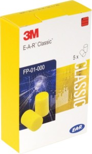 Zatyczka do uszu E-A-R™ Classic™ EN 352-2:2020 SNR 31 dB 250 par / karton, 5 par