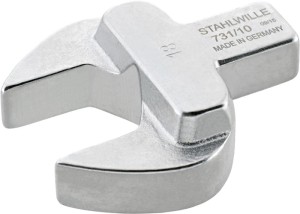 Klucz wtykowy płaski 731/10 11 rozmiar klucza 11 mm 9 x 12 mm stal chromowa-stop