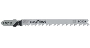 Stichsägeblatt T 101 D Clean for Wood L.100mm Zahnteilung 4-5,2mm HCS 25er Pack