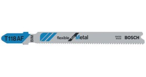 Stichsägeblatt T 118 AF Flexible for Metal L.92mm Zahnteilg.1,1-1,5mm 100er Pack