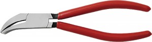 Szczypce do zaginania Piccolo długość 180 mm 45 stopni wygięte powlekane PCW ERD