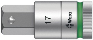 Klucz nasadowy 8740 C HF 1/2 cal. rozmiar klucza 17 mm długość 60 mm WERA