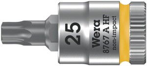 Klucz nasadowy 8767 A HF TORX® 1/4 cal. T25 długość 28 mm WERA