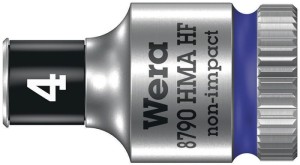 Klucz nasadowy 8790 HMA HF 1/4 cal. 6-kątowy rozmiar klucza 4 mm długość 23 mm W