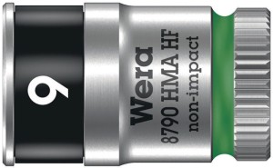 Klucz nasadowy 8790 HMA HF 1/4 cal. 6-kątowy rozmiar klucza 9 mm długość 23 mm W