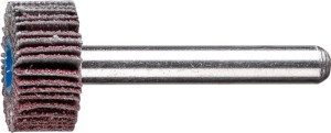 Ściernica wachlarzowa śred. 20 x wys. 10 mm uziarnienie 60 aluminium śred. chwyt