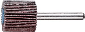 Ściernica wachlarzowa śred. 25 x wys. 25 mm uziarnienie 60 aluminium śred. chwyt