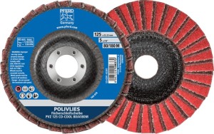 Tarcza szlifierska lamelowa (listkowa) śred. 125 mm uziarnienie 60 / 100 G alumi