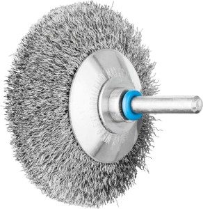 Szczotka stożkowa KBU INOX śred. 70 mm grubość drutu 0,2 mm stal szlachetna 10 m