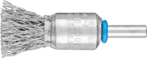 Szczotka druciana pędzelkowa PBU INOX śred. 15 mm grubość drutu 0,35 mm stal sz