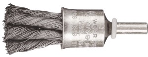 Szczotka druciana pędzelkowa PBG ST śred. 19 mm chwyt grubość drutu 0,25 mm stal