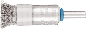 Szczotka druciana pędzelkowa PBUR INOX śred. 13 mm grubość drutu 0,2 mm stal sz
