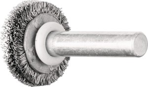 Szczotka tarczowa RBU ST śred. 20 mm grubość drutu 0,2 mm stal 4 mm PFERD