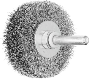Szczotka tarczowa RBU 5015/6 ST 0,20 śred. 50 mm 6 mm grub. drutu 0,2 mm stal 15