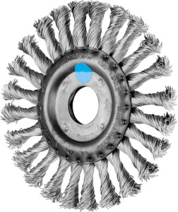 Szczotka tarczowa POS RBG 12512 śred. 125 mm grubość drutu 0,5 mm stal szlachetn