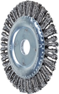 Szczotka tarczowa RBG 12506 śred. 125 mm grubość drutu 0,5 mm stal 6 mm PFERD