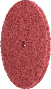 Krążek z włókniny szlifierskiej POLINOX śred. 150 mm 280 brązowa otwór 13 mm PFE