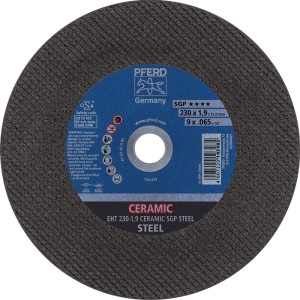 Tarcza tnąca Ceramic SGP Steel średnica 230 x 1,9 mm prosta stal PFERD TOOLS